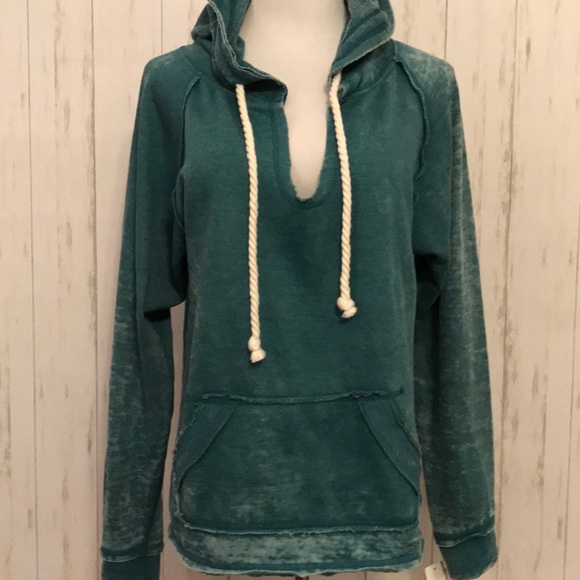 US Vintage Tops - NWT US Vintage Teal Hoodie